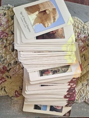 Classical ConversationsEducational History Flash Cards Stack - Cream and Beige